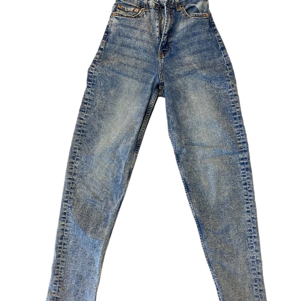 Dark Blue H&M Mom Jeans